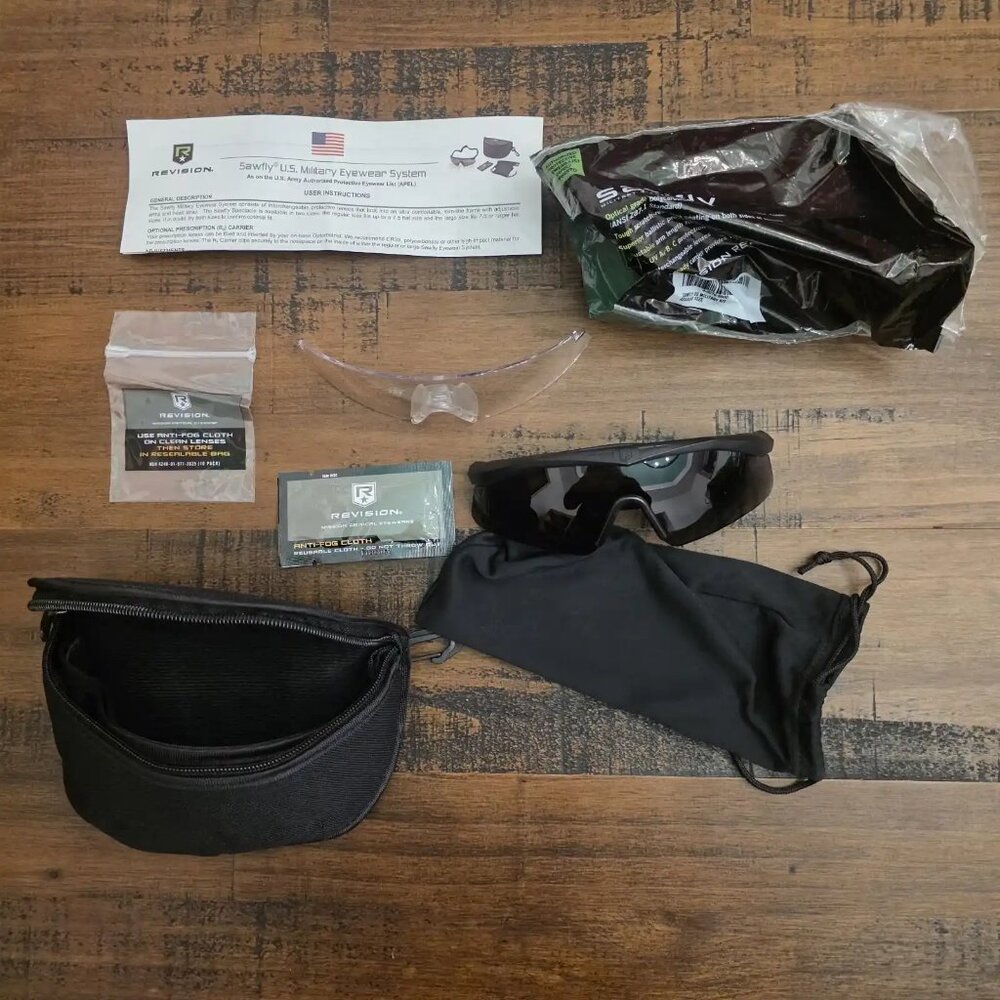 New Revision Sawfly USA Military Eyewear Kit- NSN 4240-01-527-405